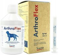 SCANVET ARTHROFLEX Dla psa wspiera funkcjonowanie stawów 500 ml