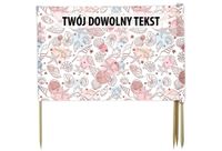 PARAWAN PLAŻOWY Muszelki z indywidualnym napisem 3 PANELE 57.3