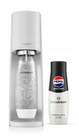Saturator SodaStream TERRA WHITE+1 BUTELKA+PEPSI ZERO