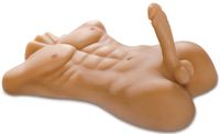 DUŻY TORS Z PENISEM Męska Lalka z Wibracjami