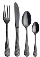 Sztućce - NEW DESIGN -4 Szt - CZARNY MAT - HIT