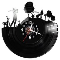 Zegar ścienny z płyty winylowej Golf 454.14