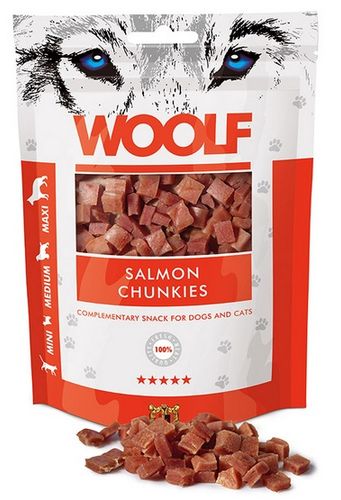Woolf Soft Salmon Chunkies 100g na Arena.pl
