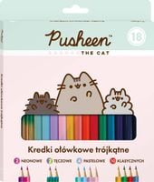 kredki ołówkowe 18kol 18cm pusheen 2042