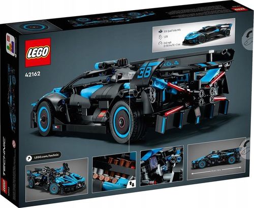 KLOCKI LEGO TECHNIC 42162 BUGATTI BOLIDE AGILE BLUE NOWE DLA DZIECI + TORBA na Arena.pl