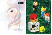 teczka a4 z gumką "pixel &  unicorn" 3823 a'10
