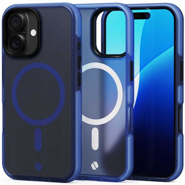 Spacecase Hybrid Fusion Mag Iphone 16 Dark Blue zdjęcie 2