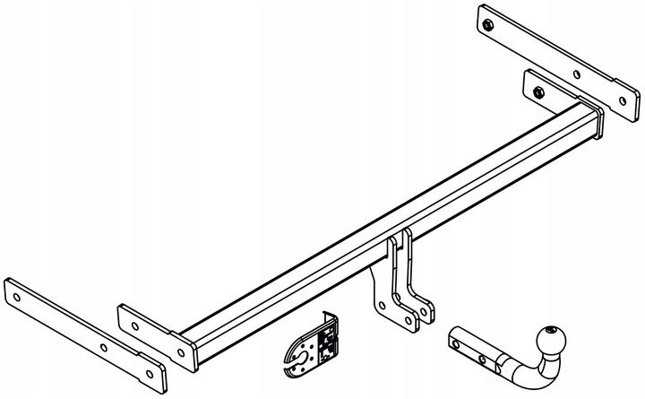 Hak holowniczy+WIAZKA 7pin VW golf 4 HATCHBACK htb zdjęcie 2