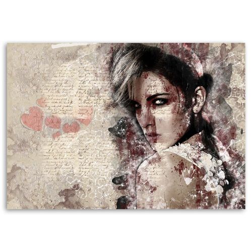 Emaga Obraz na płótnie, Piękna kobieta - abstrakcja - 90x60 na Arena.pl