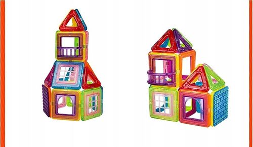 Zestaw Klocków Magnetycznych – Rozwój Kreatywności I Zabawa W Jednym! na Arena.pl