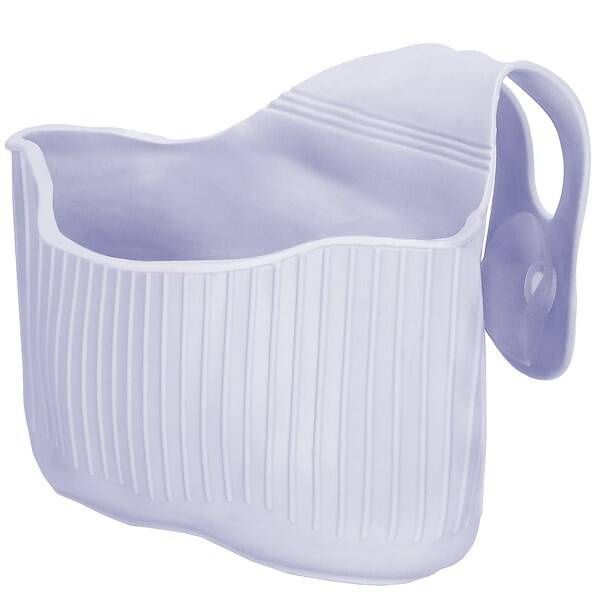 Pojemnik kuchenny 16x9cm organizer na gąbki do zlewu fioletowy zdjęcie 3