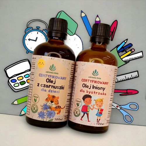 Certyfikowany olej lniany dla bystrzaka PAMIĘĆ KONCENTRACJA4 na Arena.pl