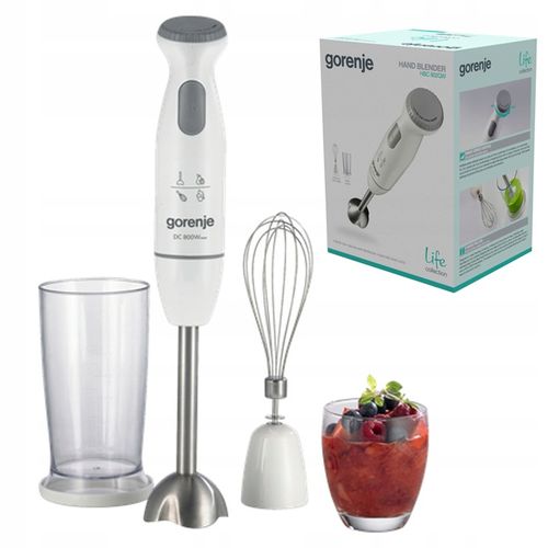 Blender ręczny Gorenje HBC802QW biały rozdrabniacz ubijanie miksuje 800W na Arena.pl