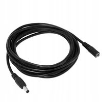 PRZEDŁUŻACZ 5m ZASILANIA KABEL ZASILAJĄCY DO KAMER I LAMP PRZEWÓD DC 5,5mm
