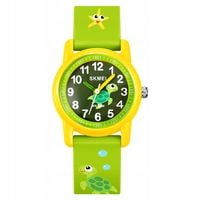 Zegarek dziecięcy wskazówkowy czytelna tarcza kolorowe cyfry