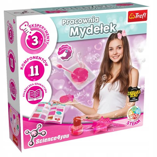 Pracownia Mydełek eksperymenty 8+ Trefl Science4you 61114 na Arena.pl