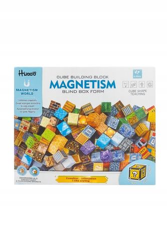 KLOCKI MAGNETYCZNE MOCNE KLOCKI SZEŚCIANY 25 EL na Arena.pl