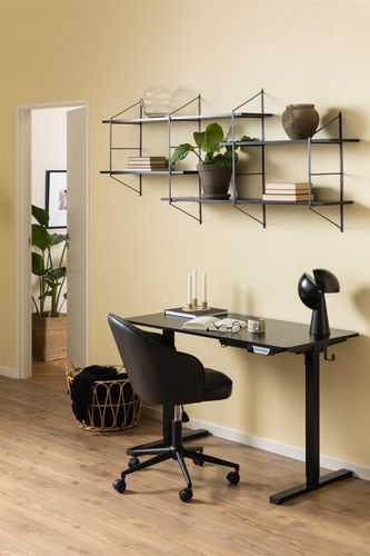 Półka Belfast 2 popielaty czarny na Arena.pl