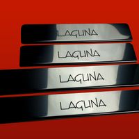 Listwa progowa RENAULT LAGUNA MK3 Stal nierdzewna 304 połysk 4szt