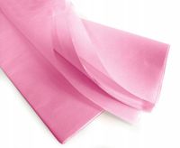 BIBUŁA DO PAKOWANIA GŁADKA RÓŻOWA PAPIER OZDOBNY 50x75 cm 240 szt.