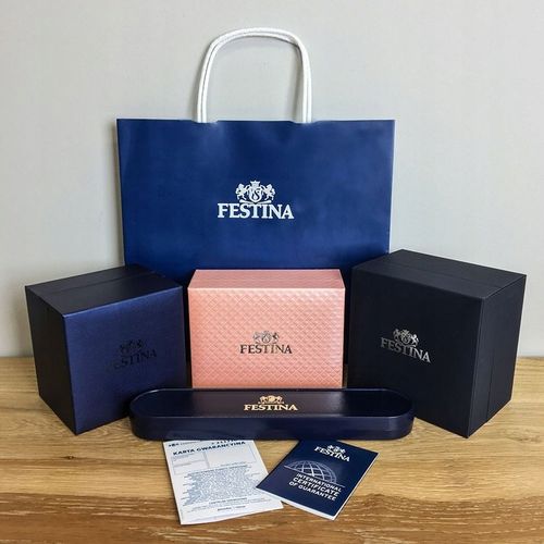 Zegarek Męski Festina F20664-4 pomarańczowy na Arena.pl