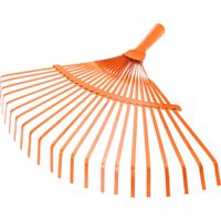 Grabie wachlarzowe metalowe 38 cm do liści trawy VERGIONIC