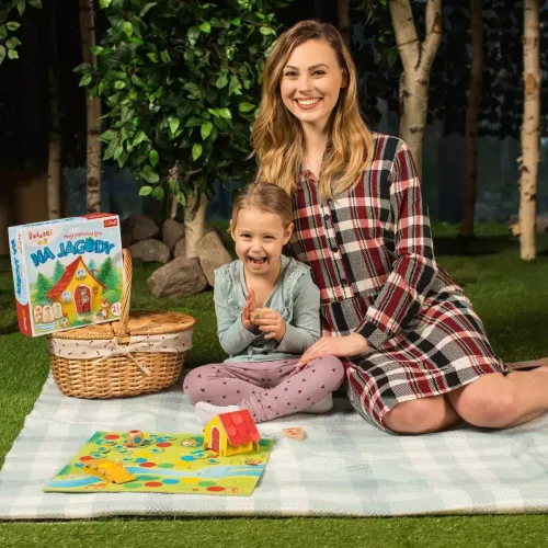 Moja pierwsza gra Na jagody - gra planszowa dla dzieci (3+) Bobaski i Miś na Arena.pl