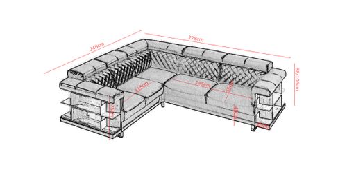 Narożnik Peak, z półkami na Arena.pl