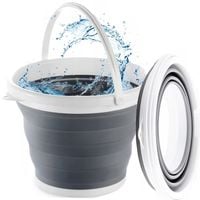 duże wiadro z rączką składane silikonowe wiaderko 5l