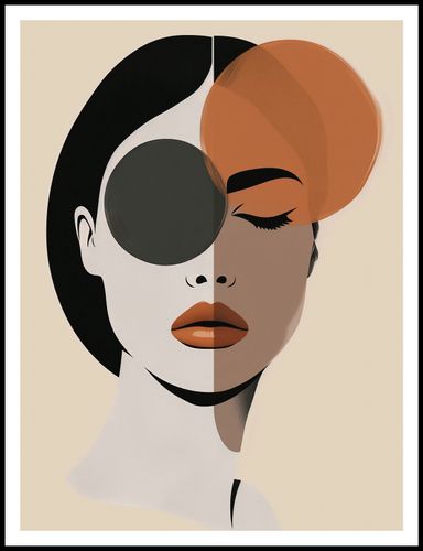 Plakat 75x100cm Dwie Strony Piękna na Arena.pl