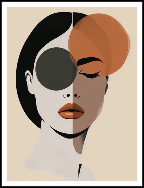 Plakat 75x100cm Dwie Strony Piękna zdjęcie 3