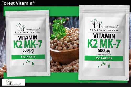 FOREST WITAMINA K2 MK-7 500mcg 100 tab NATURALNA na Arena.pl