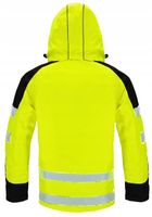 KURTKA ZIMOWA męska robocza Odblaskowa Ocieplana WODOODPORNA żółta BHP XL