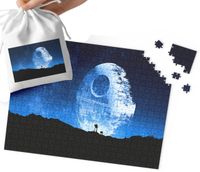 PUZZLE - STAR WARS GWIEZDNE WOJNY WZORY Z BAJEK I GIER 235el + WORECZEK