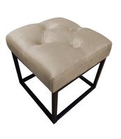 Pufa CHESTERFIELD LOFT ławka podnóżek metal MG09