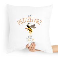 Poduszka Prezent Dla Pszczelarza Jest Osom Z Nadrukiem Ze Zdjęciem