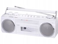Magnetofon kasetowy Trevi rr501 white czarny