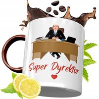 Kubek Bordowy Dla Dyrektora Na Urodziny Prezent Z Nadrukiem Ze Zdjęciem