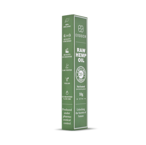 Pasta konopna RAW 20% 2000mg CBD+CBDa 10g - ENDOCA na Arena.pl