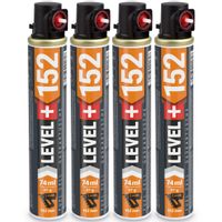 Gaz do Gwoździarek Gazowych Nabój gazowy 4 szt 152mm 74ml 40g L+152
