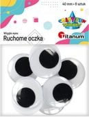 ruchome oczka xl 40 mm 8 szt titanum