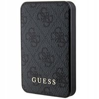2 x Powerbank Guess 4G Leather Metal Logo 15W 5000mAh - czarny