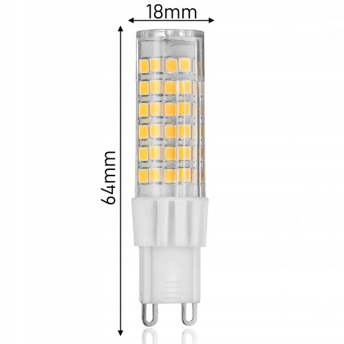 6X Żarówka LED G9 10W =85W ciepła neutralna zimna Premium LEDLUX nie na Arena.pl