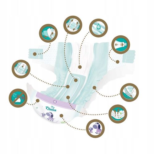 Pieluchy Dada 6 Extra Soft(>16kg) na Arena.pl