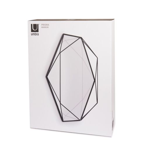 Umbra Lustro ścienne PRISMA czarne na Arena.pl