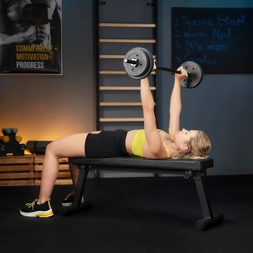 Gryf prosty pełny stalowy sztanga 120 cm 25 mm zaciski Trex Sport na Arena.pl