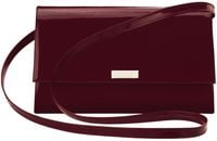 Kopertówka Elegancka Wieczorowa Torebka Wesele Wizytowa Na Ramię Burgundowa