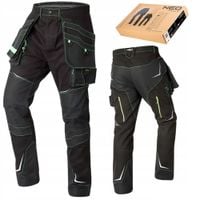 NEO TOOLS Spodnie Robocze - Premium Ochronne Ciepłe Wytrzymałe Cordura XXL