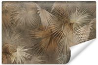 Fototapeta LIŚCIE Tropikalne Beton Abstrakcja Vintage 300cm x 210cm