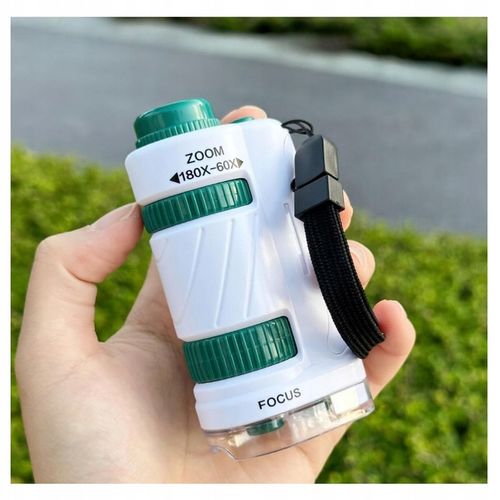 MIKROSKOP EDUKACYJNY DLA DZIECI 2W1 LABORATORIUM 60X/180X + AKCESORIA na Arena.pl